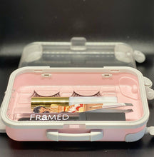 Load image into Gallery viewer, Pretty In Pink Cosmetic Travel Case
